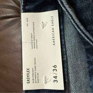 American Eagle Outfitters Dark Indigo Slim Straight Jeans